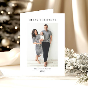 Cartes Pour Fêtes Annuelles Élégant minimaliste Noël 4 photo