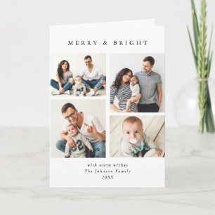Cartes Pour Fêtes Annuelles Élégant minimaliste Noël 5 photo