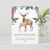 Cartes Pour Fêtes Annuelles Élégant Mistletoe Dee Christmas Salutation d'entre (Debout devant)