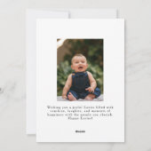 Cartes Pour Fêtes Annuelles Elegant Modern Patterns Happy Easter Photo (Dos)