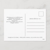 Cartes Pour Fêtes Annuelles Elegant Modern Simple Easter Eggs | Happy Easter (Dos)