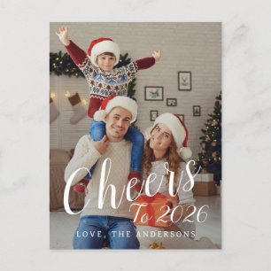 Cartes Pour Fêtes Annuelles Elégant moderne Joyeux Nouvel An Photo de famille