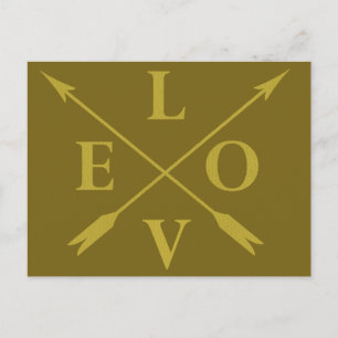 Cartes Pour Fêtes Annuelles Élégant monogramme moderne amour