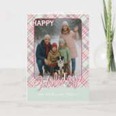 Cartes Pour Fêtes Annuelles Élégant Motif plat rustique élégant (Devant)