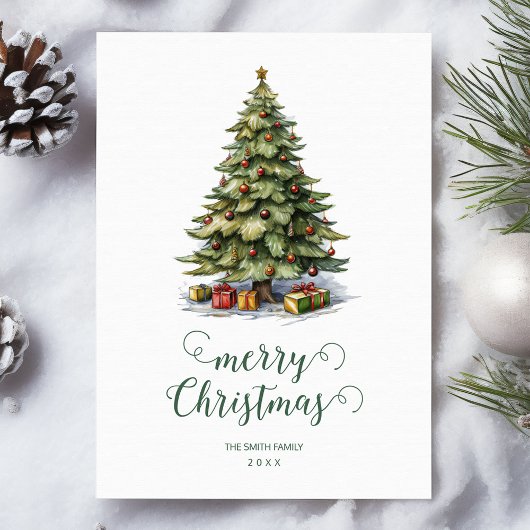 Cartes Pour Fêtes Annuelles Elégant Noël Arbre Salutation