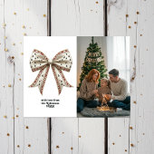 Cartes Pour Fêtes Annuelles Élégant Noël Bow Noël