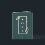 Cartes Pour Fêtes Annuelles Elégant NOEL Gold Winter Berry Frame Photo Holiday<br><div class="desc">Cadre en faux or pâle élégant orné de branches de baies d'hiver sur des arrière - plans de couleur vert émeraude et muté. Fonctionnalités de conception,  NOEL encadré en gras,  lignes de texte modèle pour les noms,  année et message avec trois espaces photo à l'intérieur.</div>