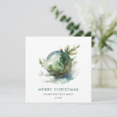 Cartes Pour Fêtes Annuelles Élégant Noël Ornament Accueil d'entreprise (Debout devant)