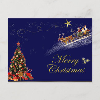 Cartes Pour Fêtes Annuelles Élégant Noël papier d'aluminium or Joyeux Noël Pèr