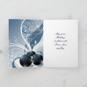 Cartes Pour Fêtes Annuelles Élégant Noël rouge (Intérieur)