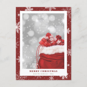 Cartes Pour Fêtes Annuelles Élégant Noël Rouge Joyeux