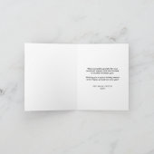 Cartes Pour Fêtes Annuelles Elégant noir & blanc Pine Tree Salutation affaires (Intérieur)