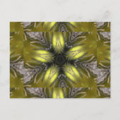 Cartes Pour Fêtes Annuelles Élégant or Silver Kaleidoscope Star de Noël (Devant)