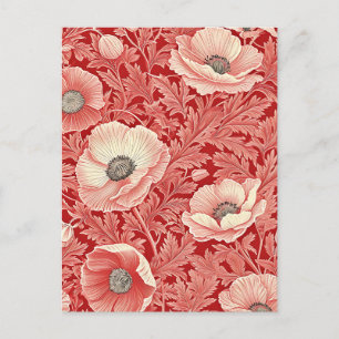Cartes Pour Fêtes Annuelles Élégant Papes Rouge Rose Art Floral
