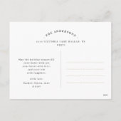 Cartes Pour Fêtes Annuelles Elégant Pin Rustique Noël 2 Photo personnalisée In (Dos)