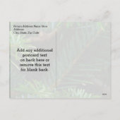 Cartes Pour Fêtes Annuelles Élégant Pine Gold Bow Noël (Dos)