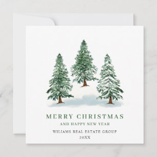 Cartes Pour Fêtes Annuelles Elégant Pine Tree Noël Accueil d'entreprise