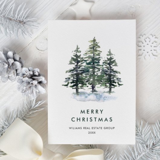 Cartes Pour Fêtes Annuelles Elégant Pine Tree Noël Accueil d'entreprise