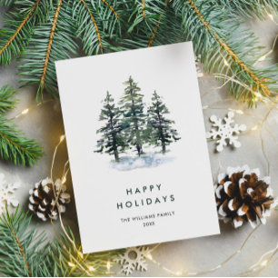 Cartes Pour Fêtes Annuelles Elégant Pine Tree Noël Accueil d'entreprise