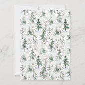 Cartes Pour Fêtes Annuelles Elégant Pine Tree Noël Accueil d'entreprise (Dos)