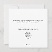 Cartes Pour Fêtes Annuelles Elégant Pine Tree Noël Accueil d'entreprise (Dos)