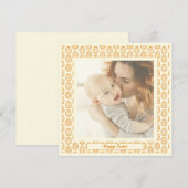 Cartes Pour Fêtes Annuelles Elegant Pretty Pastel Chic Photo Happy Easter Eggs (Devant / Derrière)