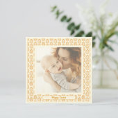 Cartes Pour Fêtes Annuelles Elegant Pretty Pastel Chic Photo Happy Easter Eggs (Debout devant)
