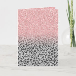 Cartes Pour Fêtes Annuelles Élégant Rose Gold Parties scintillant Empreinte de