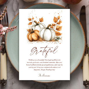 Cartes Pour Fêtes Annuelles Élégant Rustique Citrouilles de automne Thanksgivi