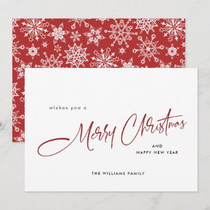 Cartes Pour Fêtes Annuelles Élégant salut minimaliste de Noël