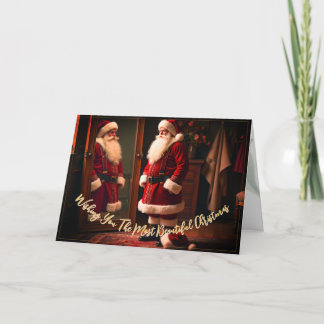 Cartes Pour Fêtes Annuelles Elegant Santa Christmas
