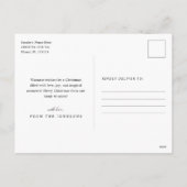 Cartes Pour Fêtes Annuelles Élégant script Joyeux vacances photo (Dos)