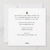 Cartes Pour Fêtes Annuelles Élégant script moderne joyeux Photos plates (Dos)