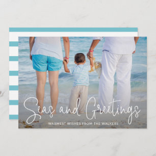 Cartes Pour Fêtes Annuelles Elegant Seas and Greutages Beach Photo Noël