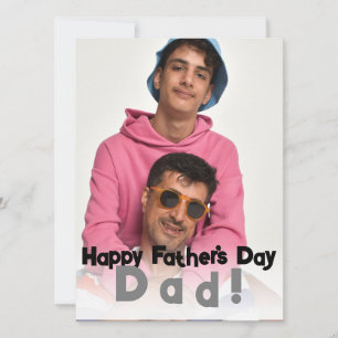 Cartes Pour Fêtes Annuelles Elégant Simple Fête des pères Heureuse, Pour Papa