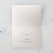 Cartes Pour Fêtes Annuelles Élégant Simple Joyeux Script de Noël Non Photo Ho (Intérieur)