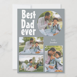 Cartes Pour Fêtes Annuelles Élégant Simple Meilleur Papa Jamais Fête des pères