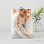 Cartes Pour Fêtes Annuelles Elegant Simple Personalized Modern Happy Easter (Debout devant)
