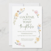 Cartes Pour Fêtes Annuelles Elegant The Night Before Boho Wildflowers Wedding (Devant)