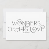 Cartes Pour Fêtes Annuelles Élégant traditionnel une photo typographie religie (Devant)