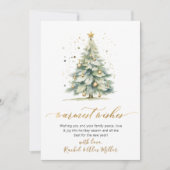 Cartes Pour Fêtes Annuelles Élégant Wis les plus chauds Script Tree non photo (Devant)