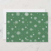 Cartes Pour Fêtes Annuelles Elégante aquarelle Composition de Noël Salutation (Dos)