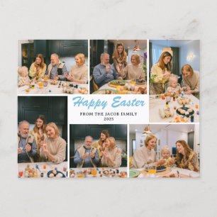 Cartes Pour Fêtes Annuelles élégante Bénédiction moderne Famille de Pâques 6 p