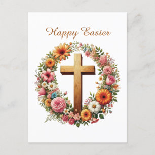 Cartes Pour Fêtes Annuelles Élégante croix religieuse