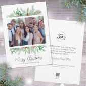 Cartes Pour Fêtes Annuelles Élégante entreprise moderne Joyeux Noël