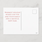 Cartes Pour Fêtes Annuelles Élégante Forestcore Noël Fée (Dos)