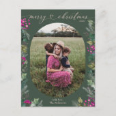 Cartes Pour Fêtes Annuelles Élégante photo Joyeux Noël (Devant)