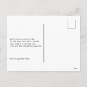 Cartes Pour Fêtes Annuelles Élégante Typographie Papillon Étoiles Rustique Nou (Dos)