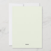 Cartes Pour Fêtes Annuelles Élégante verdure Joyeuses vacances Photo (Dos)