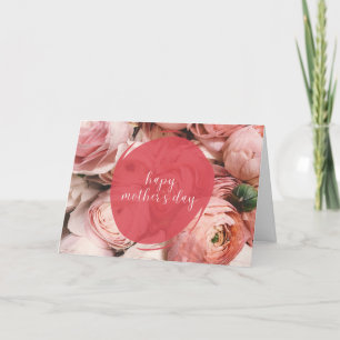 Cartes Pour Fêtes Annuelles Élégantes Roses Florales Fête des Mères